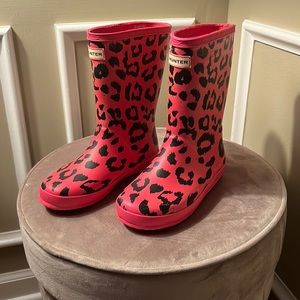 Girls hunter rain boots